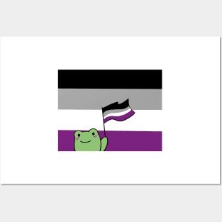 rana bandera asexual Posters and Art